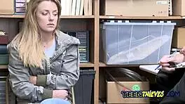 kate cries taking officer's big cock blackmail blowjob