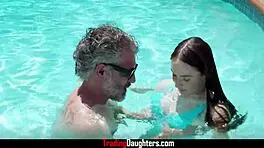 kylie rocket swaps partners for underwater group blowjobs