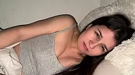 scared latina calms fear with stepbro's thick cock in room