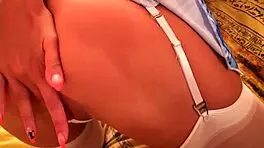 hot blonde teen, love that toy deep in your anal hole?