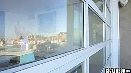 sexy big tits milf brandi love scissoring petite blonde halle von passionately