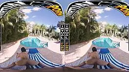 Petite Babe Enters Lush Garden for Big Black Cock Cum Fantasy