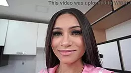 18岁巴西可爱妹Agatha Santos双肛巨屌