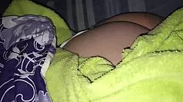 Latina Stepmom Teases in Bedroom Lingerie