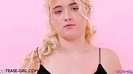 i was pretty blonde seduced in modeling audition shoot