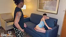 magenta lexx rides bbc cowgirl while trying tiktoks