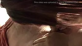 young ebony tempts with her deep gagging throat skills