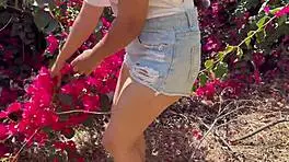 jungle gf choda! indian cutie fucked deep in forest 😈🌿