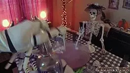 Step Mom And Ally's Step Daughter Risk Getting Caught By Step Dad