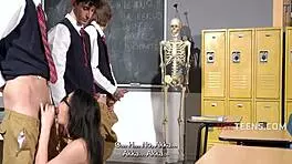 I'm throbbing from Valentina Nappi's intense italian classroom sex lesson