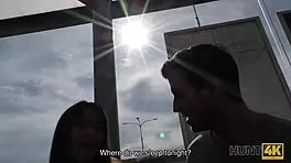 tricky czech guy picks up hot chick for cash sex pov blowjob and fuck