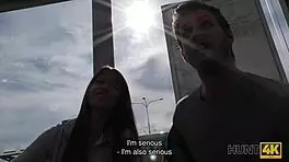 tricky czech guy picks up hot chick for cash sex pov blowjob and fuck