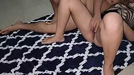 sexy babe lets me slide in her wet hairy pussy easy