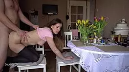 lay down pull up those legs for your early morning rimjob then hard fuck