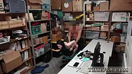 Police officer ravages emo shoplifter in uniform hardcore