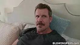 Big tits babe deepthroated hard