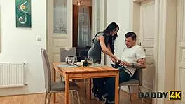 my hot gf quietly cheats while i watch tv