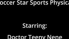 Serena Morgan aces her soccer star physical checkup