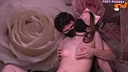 Amateur Brunette Furry Gets Tickled to Rough Orgasm Climax