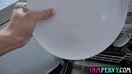 Bored teen pussy railed hard by throbbing big dick!