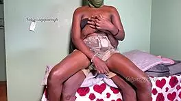 omg jay you're stretching my tight ebony pussy with no mercy!