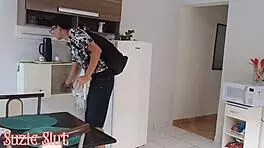 stepmom catches me spying in lingerie and punishes with her big ass cu