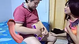 Latina Craves Turron But Tastes Sweet Cum In Mouth And Deep Pussy Thrusts