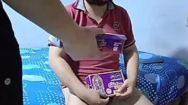 Latina Craves Turron But Tastes Sweet Cum In Mouth And Deep Pussy Thrusts