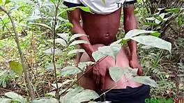 neighbor delivers hot pounding to fat ebony pussy doggystyle