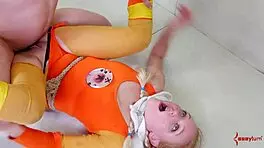 blonde teen bound for rough anal bdsm gaping