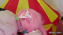 Nasty teen taken deep in asshole for hardcore bdsm ass to mouth deepthroat treatment