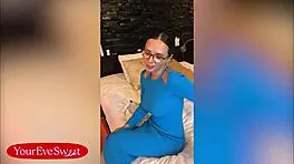 glasses girl eve sweet fingers dripping wet pussy close-up for you