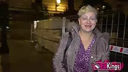 40-year-old chubby mature milf sa duval bends over for young blonde banging