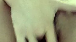 Pendejita rubs her petite pussy desperately