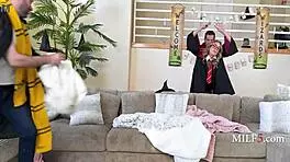curvy milf fucks in harry potter costume play 😈🔥