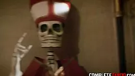 kinky glasses brunette deepthroats cock craving taboo cum in mouth explosion