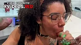 Hubby Watches Me Ride Buddy's Cock and Swallow His Load