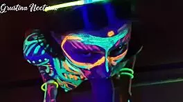 man i fucked that wild slim brunette girl next door under the uv lights she screamed loud
