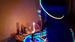 man i fucked that wild slim brunette girl next door under the uv lights she screamed loud
