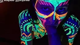 man i fucked that wild slim brunette girl next door under the uv lights she screamed loud