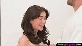 airbnb owner, fuck these busty guests in jacuzzi raunch fest?