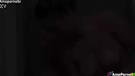 Peek through sheer dress at sexy Brazilian teen teasing daddy style