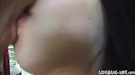 real amateur teen 18+ girls face wild homemade gangbang orgy party with old guys pov