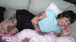 nova flame trembles with ecstasy taking dick in tight asshole