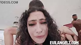 hey check out kristy lydia and morea gaping asses with huge dildos anal toys going super hardcore