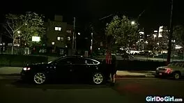 Brunette Boss Claims Submissive Pet with Collar Domination Grip