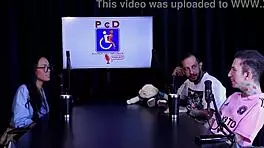 Sneaky Interview Turns Wild with Alice Vasconcelos on Sheer Red