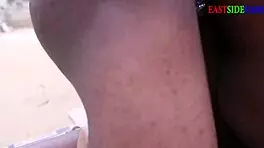 Horny Ebony Milf Delivers Backdoor Doggystyle Creampie Surprise