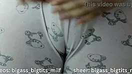 Colombian BBW spreads huge camel toe pussy lips for juicy tease