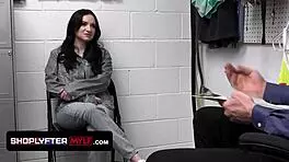 Mischievous shoplifter calls stepmom but gets caught in steamy rescue